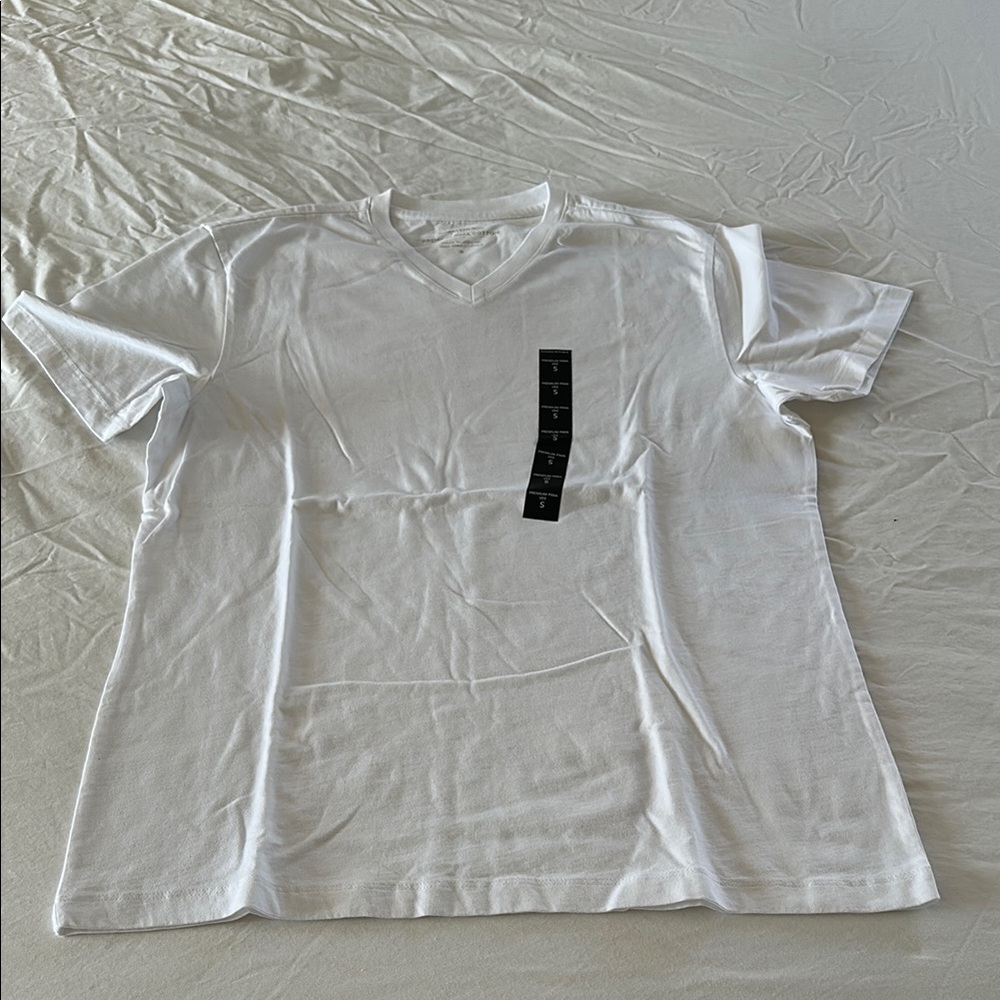 Banana Republic premium Pima Cotton White Short Sleeve Tee